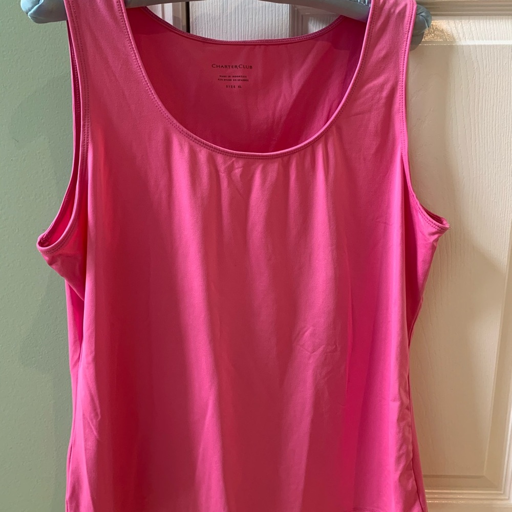 XL Pink Tank Top Shell